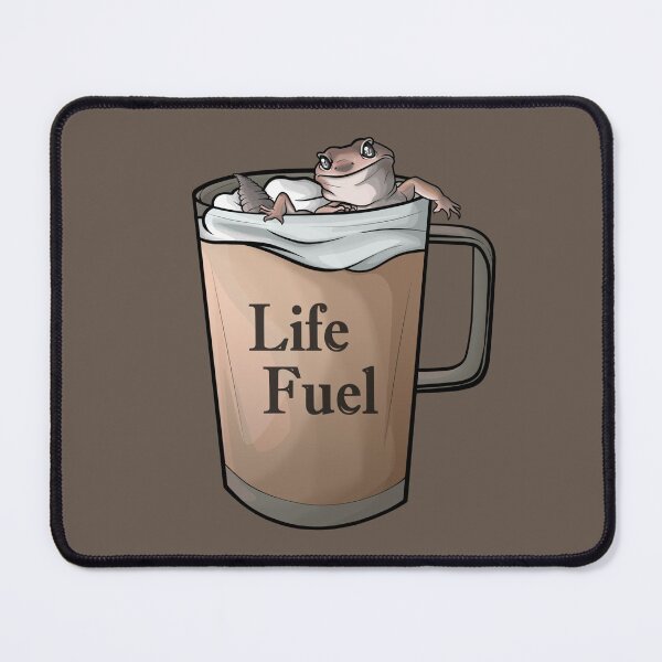 Item preview, Macchiato the Leopard Gecko Life Fuel Design designed and sold by AMackInCheese.