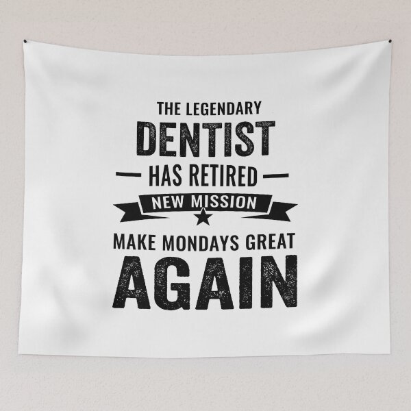 Item preview, Legendary Dentist Retirement, perfect Dentist retirement gift idea designed and sold by Dogs Geeky⭐⭐⭐⭐⭐.