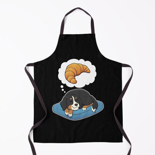 Artikelvorschau, Bernese Mountain Dog dreaming about Croissants entworfen und verkauft von DoggieDelights.