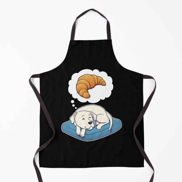 Aperçu de l'œuvre Dogo Argentino dreaming about Croissants créée et vendue par DoggieDelights.