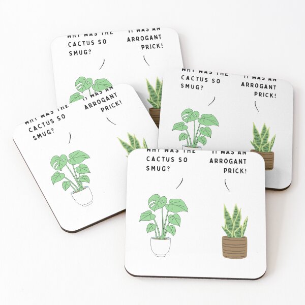 Item preview, Plant joke - Why was the cactus so smug? (colour) designed and sold by ani-eni.