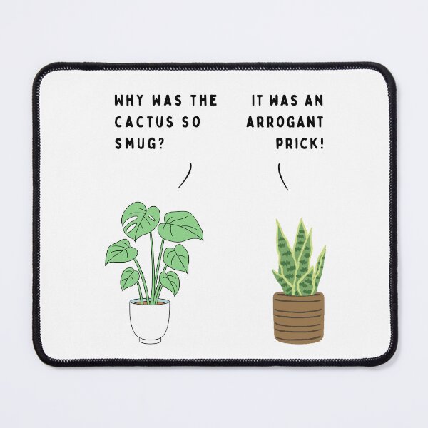 Item preview, Plant joke - Why was the cactus so smug? (colour) designed and sold by ani-eni.