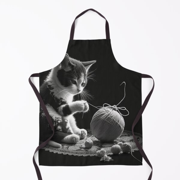 Item preview, Cute Cat playing with Yarn designed and sold by scoutsunlimited.