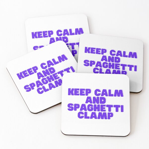 Item preview, Keep calm and spaghetti clamp  designed and sold by GamersLands.