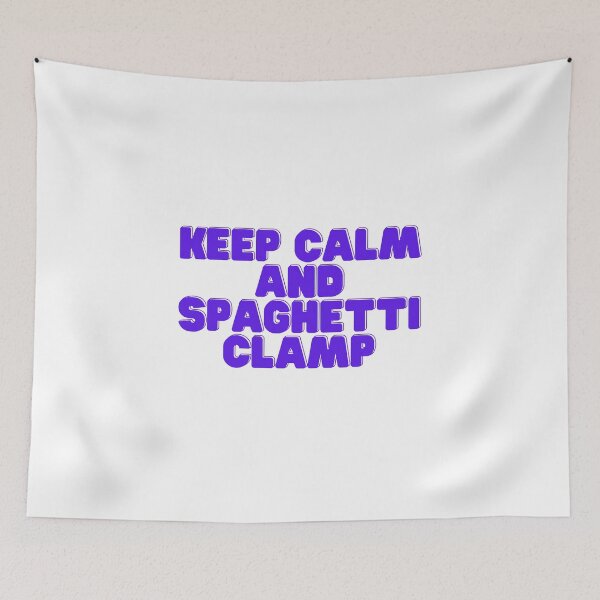 Item preview, Keep calm and spaghetti clamp  designed and sold by GamersLands.