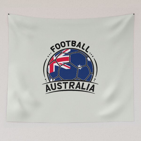 Item preview, Australia Football Team Australia  flag inside a Ball for Soccer Fans designed and sold by Dexter Freeman.