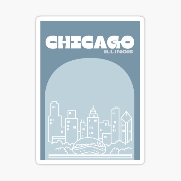 Chicago Illinois Retro Watercolor Skyline Art Souvenir T-Shirt design svg,  Chicago Illinois, Chicago Downtown City Skyline, vintage watercolor, - Buy t -shirt designs