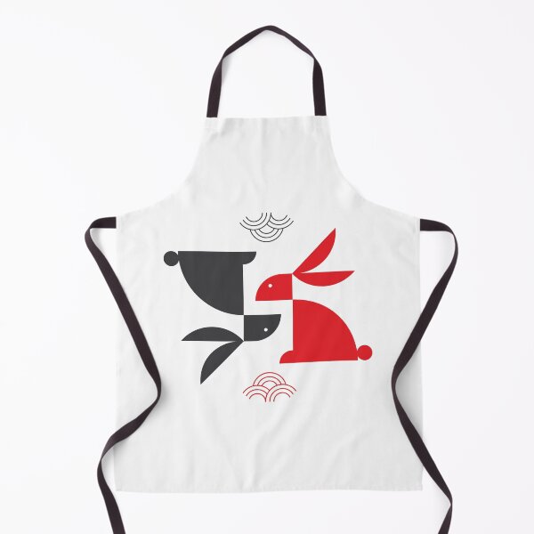 Item preview, Year of the Rabbit 2023 - Chinese New Year - Two Geometric Rabbits designed and sold by AhmedBuhaisi.
