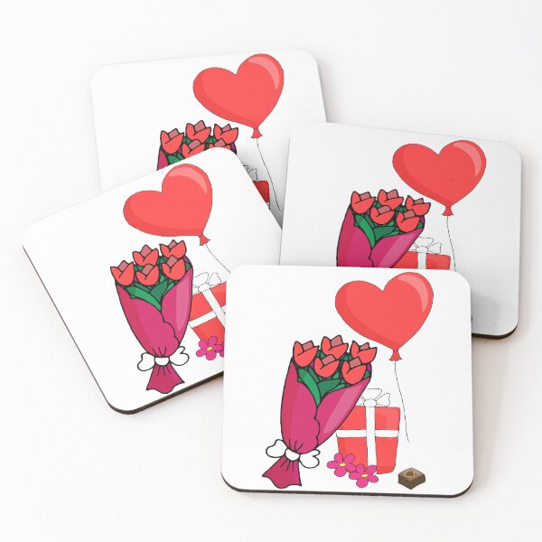 Item preview, flowers, balloon and gifts for valentine's day designed and sold by YuYuKoroleva.