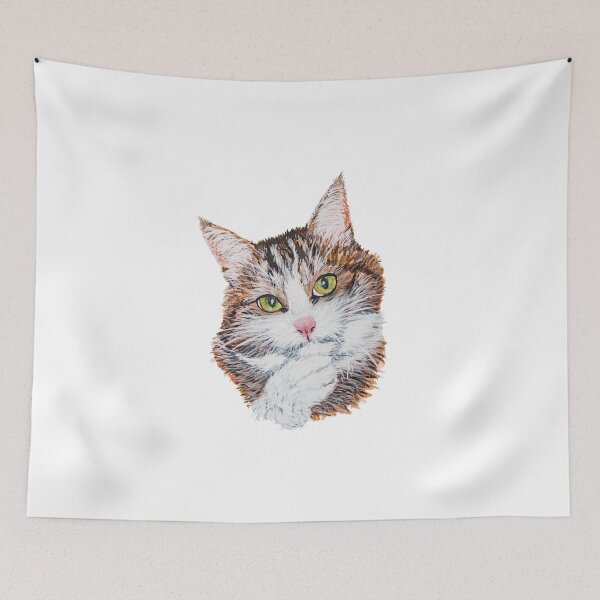 Item preview, Cat portrait, original watercolor  designed and sold by ArinasFineArt.