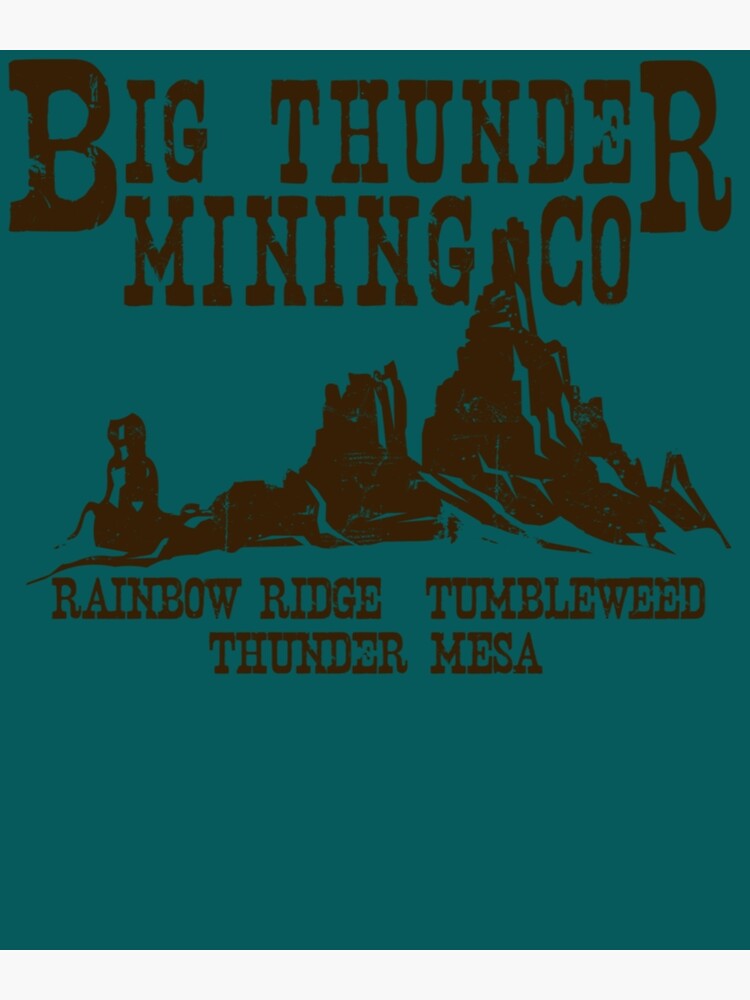 Big Thunder Mountain Railroad Miners Custom Baseball Jersey Adult Medium
