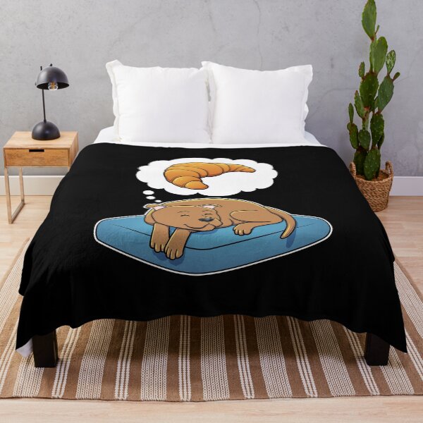 Artikelvorschau, Staffordshire Bull Terrier dreaming about Croissants entworfen und verkauft von DoggieDelights.