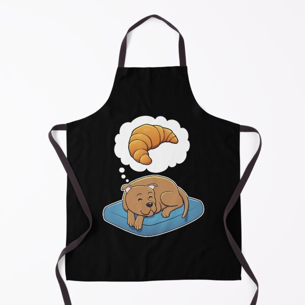 Artikelvorschau, Staffordshire Bull Terrier dreaming about Croissants entworfen und verkauft von DoggieDelights.
