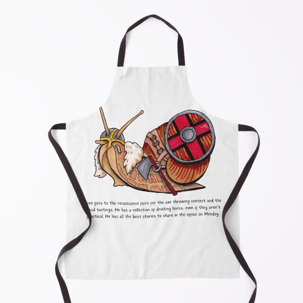 Item preview, Sven the Viking Snail designed and sold by Wyrd & Witchy Art and Design.