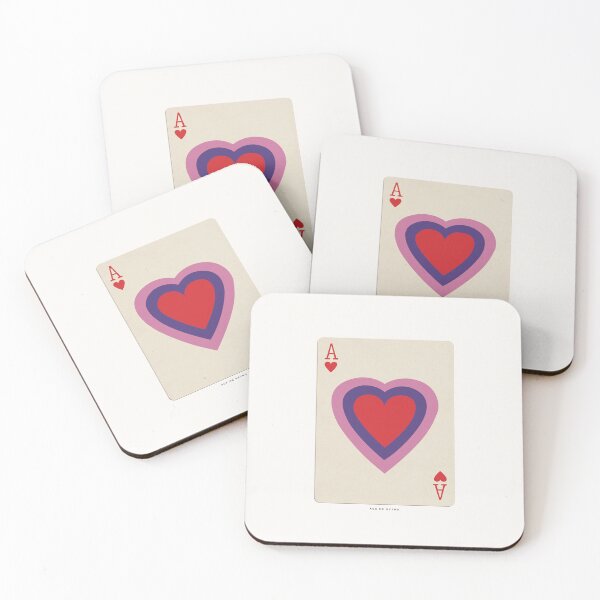 Item preview, ACE OF HEARTS - RETRO ACE PLAYING CARD ILLUSTRATION - VINTAGE POKER designed and sold by HoneymoonHotel.