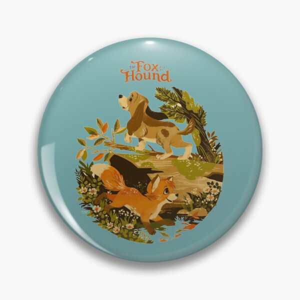 Item preview, cartoon fox and hound cute merch designed and sold by Izabeldelos.