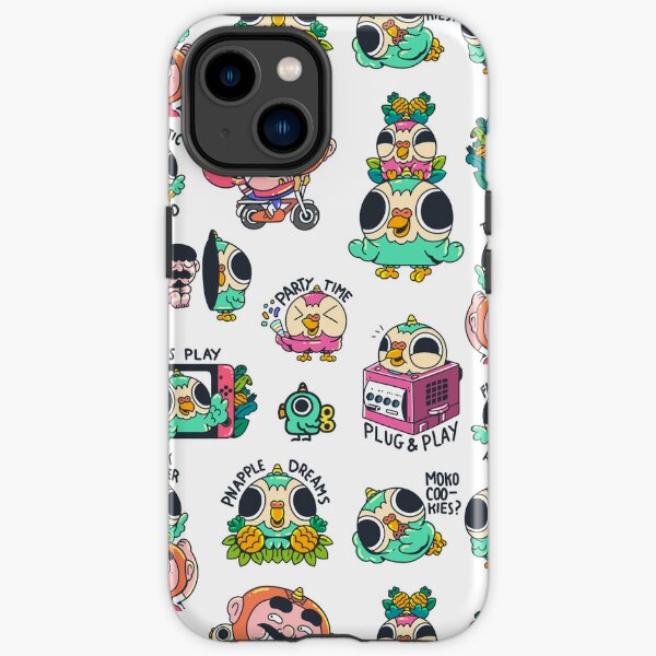 Lovely Unicorn Birds Pack iPhone Tough Case