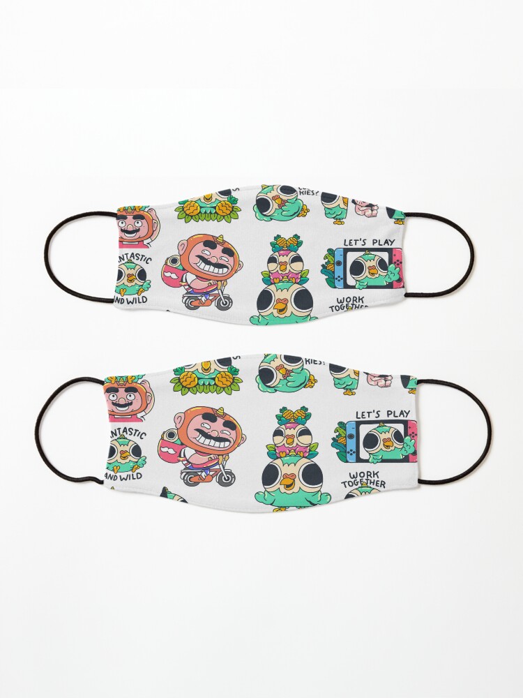 Alternate view of Lovely Unicorn Birds Pack Mask