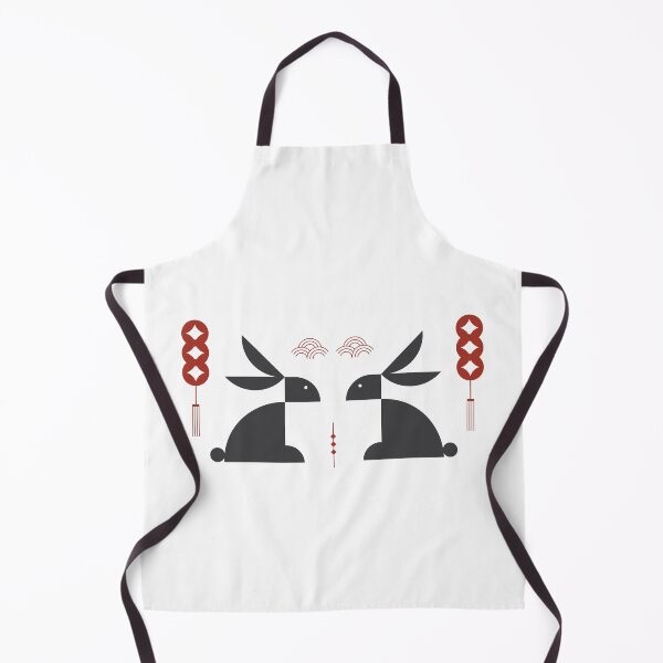 Item preview, Year of the Rabbit 2023 - Chinese New Year - Geometric Rabbits designed and sold by AhmedBuhaisi.