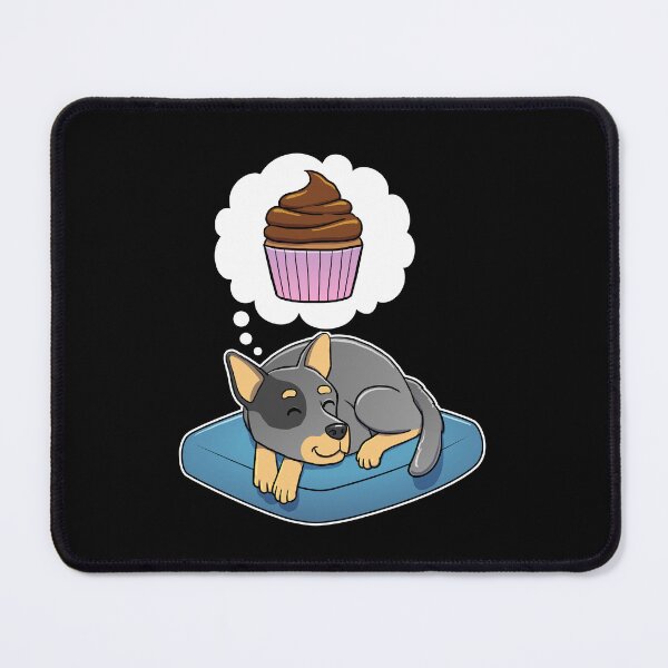 Item preview, Australian Cattle Dog dreaming about Cupcake designed and sold by DoggieDelights.