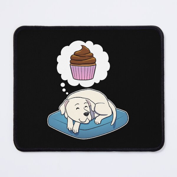 Item preview, Dogo Argentino dreaming about Cupcake designed and sold by DoggieDelights.