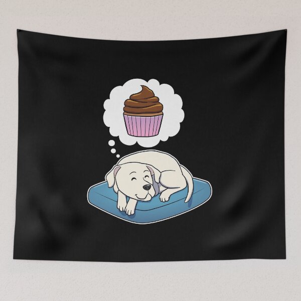 Artikelvorschau, Dogo Argentino dreaming about Cupcake entworfen und verkauft von DoggieDelights.