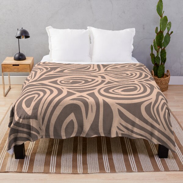 Item preview, Reno, Geometric Design In Slate, And Cream. designed and sold by I-Desire.