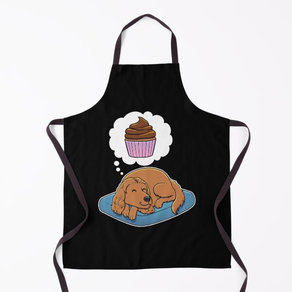 Item preview, English Cocker Spaniel dreaming about Cupcake designed and sold by DoggieDelights.