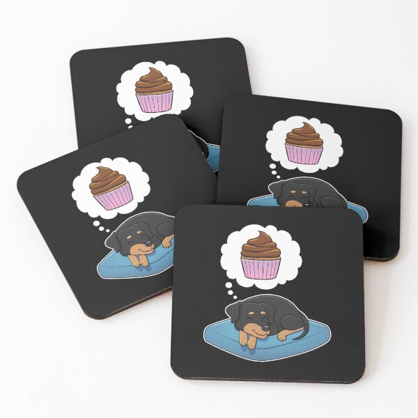 Item preview, Miniature Pinscher dreaming about Cupcake designed and sold by DoggieDelights.