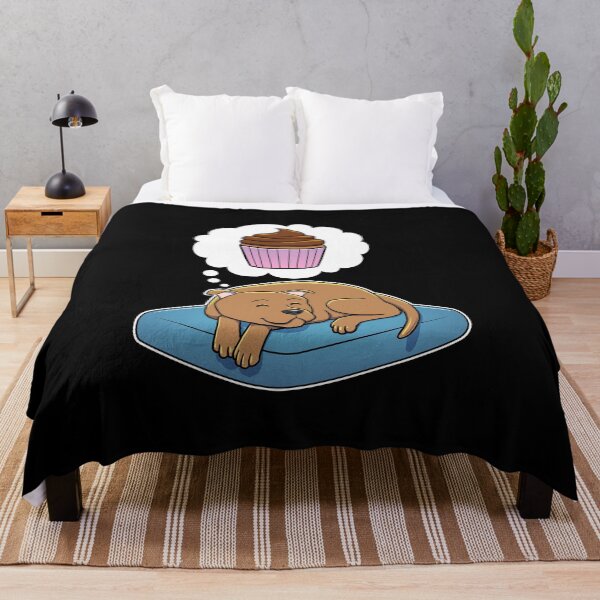 Item preview, Staffordshire Bull Terrier dreaming about Cupcake designed and sold by DoggieDelights.