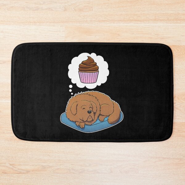 Item preview, Tibetan Mastiff dreaming about Cupcake designed and sold by DoggieDelights.