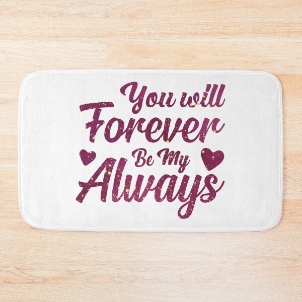 Item preview, You will forever be me always , love, designed and sold by Souushop.