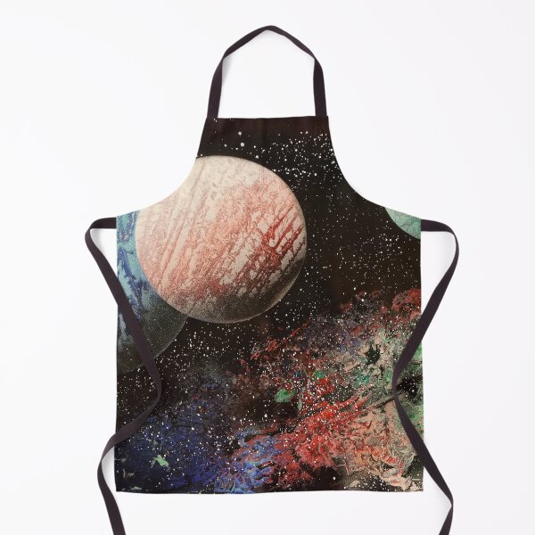 Item preview, Spray paint art red planet with the glow designed and sold by WoodRocksArt.