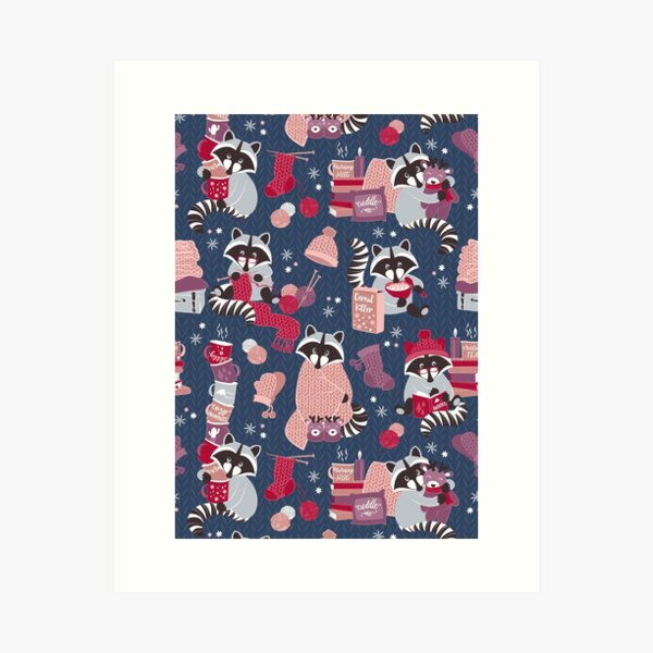 Item preview, Hygge raccoon designed and sold by SelmaCardoso.