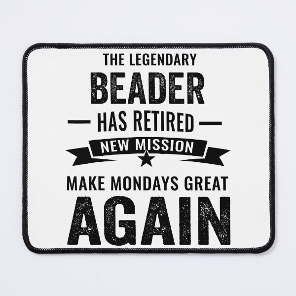 Item preview, Beader retirement gifts, Beader retired mom dad, Beader retirement party designed and sold by Dogs Geeky⭐⭐⭐⭐⭐.