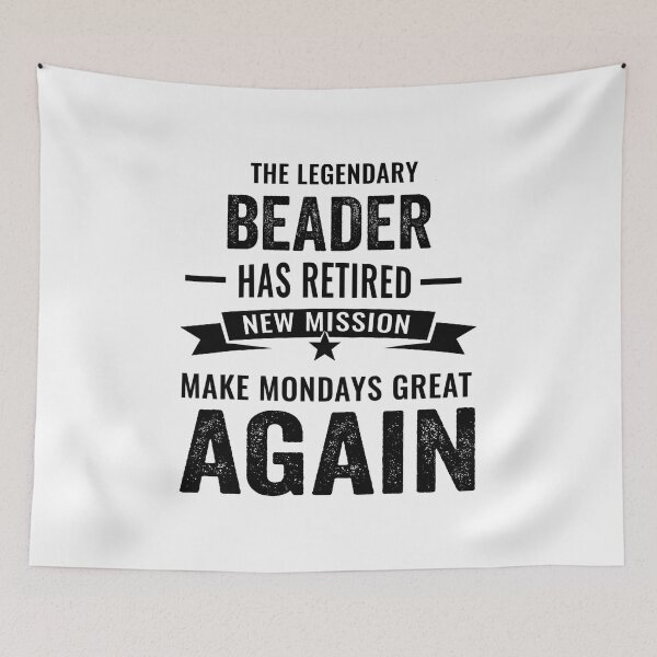 Item preview, Beader retirement gifts, Beader retired mom dad, Beader retirement party designed and sold by Dogs Geeky⭐⭐⭐⭐⭐.