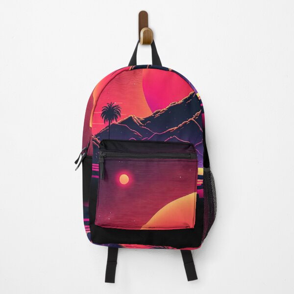 Item preview, Galactic Vista: Neon Mountain Oasis designed and sold by Mullet Monkey.