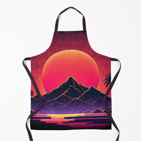 Item preview, Galactic Vista: Neon Mountain Oasis designed and sold by Mullet Monkey.