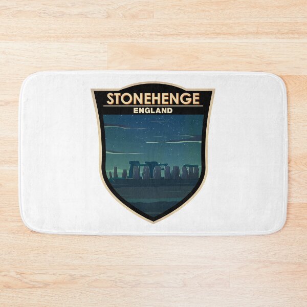 Item preview, Stonehenge England Travel Art Badge designed and sold by KrisSidDesigns.