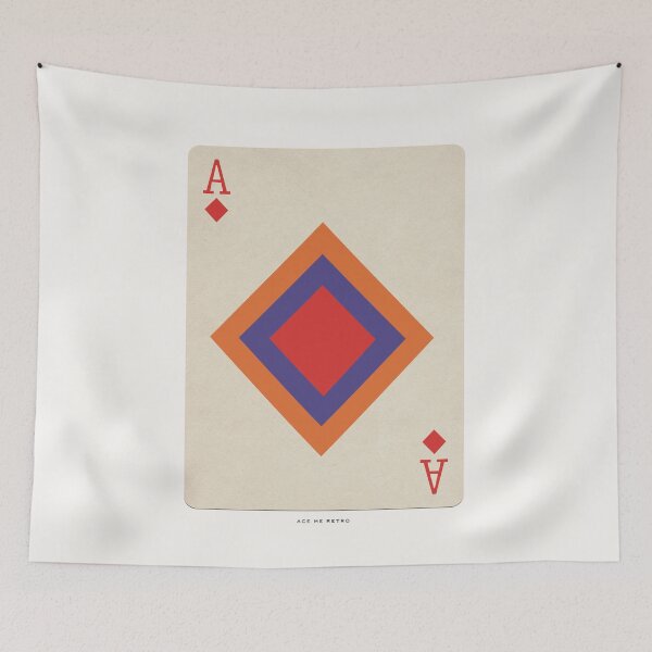 Item preview, ACE OF DIAMONDS - RETRO ACE PLAYING CARD ILLUSTRATION - VINTAGE POKER designed and sold by HoneymoonHotel.