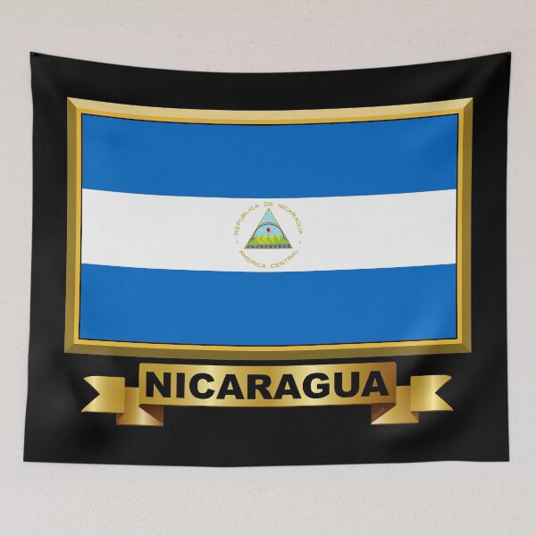 Item preview, NICARAGUA Flag Gifts, Masks, Stickers & Products (N) designed and sold by mpodger.