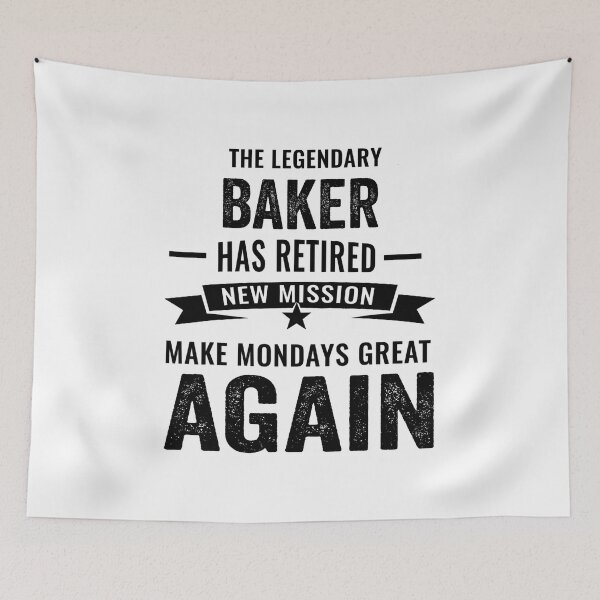 Item preview, This legendary baker has retired not my problem, retirement party designed and sold by Dogs Geeky⭐⭐⭐⭐⭐.
