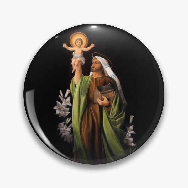 Artikelvorschau, Saint Joseph, Säule des häuslichen Lebens, katholische Kunst entworfen und verkauft von Monica Skrzypczak.