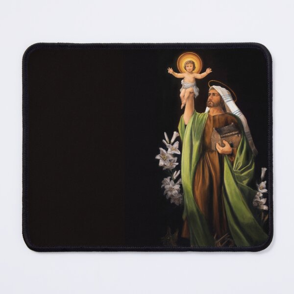 Item preview, Saint Joseph, Pillar of the Domestic Life, catholic art designed and sold by Monica Skrzypczak.