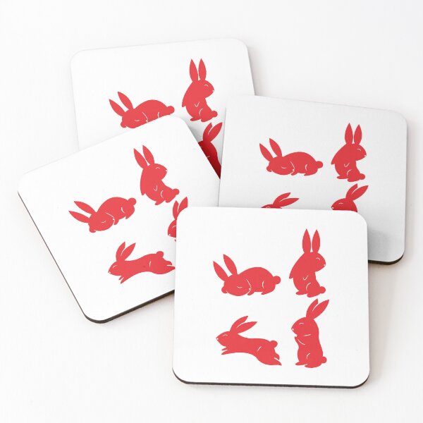 Item preview, Year of the Rabbit 2023 - Chinese New Year - Red Rabbits designed and sold by AhmedBuhaisi.