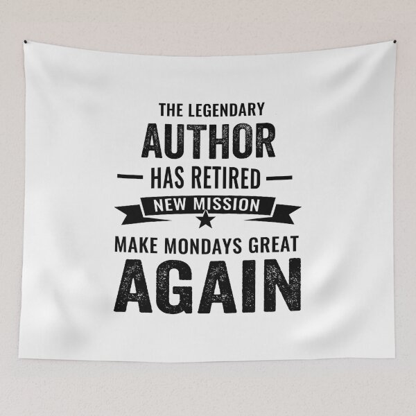 Item preview, author retirement gifts, author retired mom dad, author retirement party designed and sold by Dogs Geeky⭐⭐⭐⭐⭐.