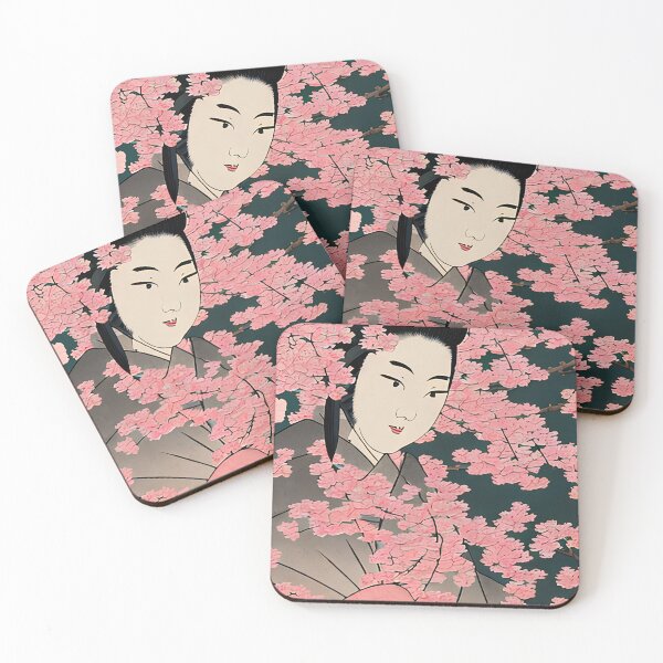 Item preview, Ancient japan cherry blossom geisha designed and sold by LaszloToth.