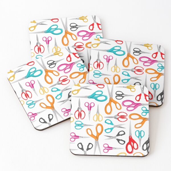 Item preview, Multi colour scissor print designed and sold by Cheekyleopard.