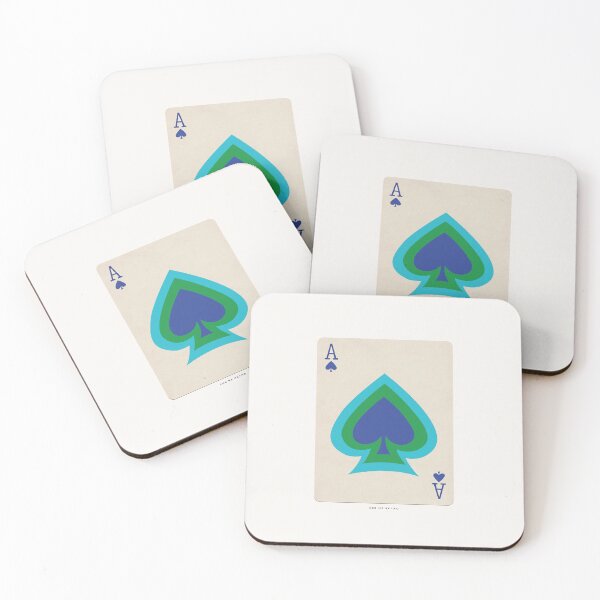 Item preview, ACE OF SPADES - RETRO ACE PLAYING CARD ILLUSTRATION - VINTAGE POKER designed and sold by HoneymoonHotel.