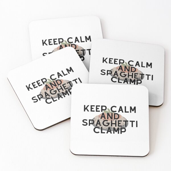 Item preview, Keep calm and spaghetti clamp designed and sold by GamersLands.